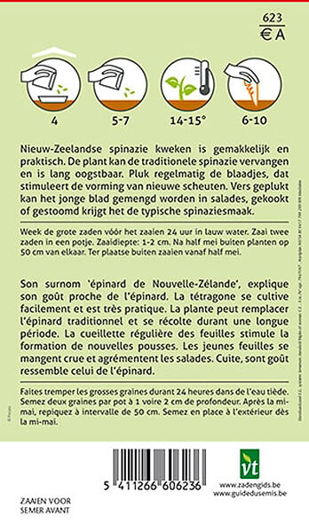 ARBORIX - Épinards Nouvelle-Zélande - Ca. 2 gr (Livraison Gratuite) - large
