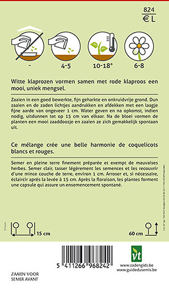 ARBORIX - Coquelicot National Mix - Ca. 0,5 gr (Livraison Gratuite) - large