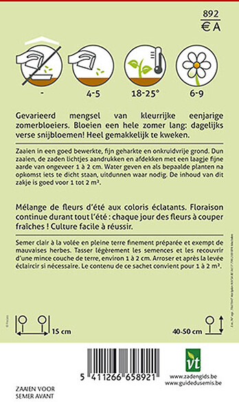 ARBORIX - Fleurs D'Été Summer Flower Parade - Ca. 3 gr (Livraison Gratuite) - large