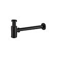 LUXURYBAIN - LuxuryBain - Siphon de lavabo design Universel 1 1/4 x 32mm,Syphon Réglable, Anti Odeur (Noir) - vignette