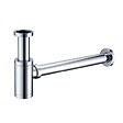 LUXURYBAIN - LuxuryBain - Siphon de lavabo design Universel 1 1/4 x 32mm,Syphon Réglable, Anti Odeur (Chrome) - vignette