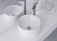 LUXURYBAIN - Bonde de Lavabo universelle sans trop plein chromé, vasque, evier, Bonde Pop Up (push-up) Automatique - vignette