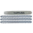 NEMURA - Guide de 40 cm + 3 Chaînes de tronçonneuse - Compatbile avec Stihl MS230, MS230C, MS231, MS231C, 023-62 Entraîneurs - Pas 325/ LP - Jauge 1,6 mm - vignette