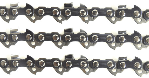 NEMURA - Lot de 3 Chaînes de tronçonneuse - 72 Entraineurs - Pas 3/8 - Jauge 0.58 (1.5mm) - Guide de 50 cm - large