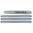 NEMURA - Guide de 40cm + 3 Chaînes de tronçonneuse - Comptabile avec Stihl MS240, MS241, MS260, MS261, 024, 026 - 67 Entraîneurs - Pas 325" - Jauge 1,6 mm - vignette