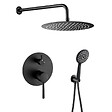 VALAZ - Kit de douche à encastrer LENA noir mat - vignette