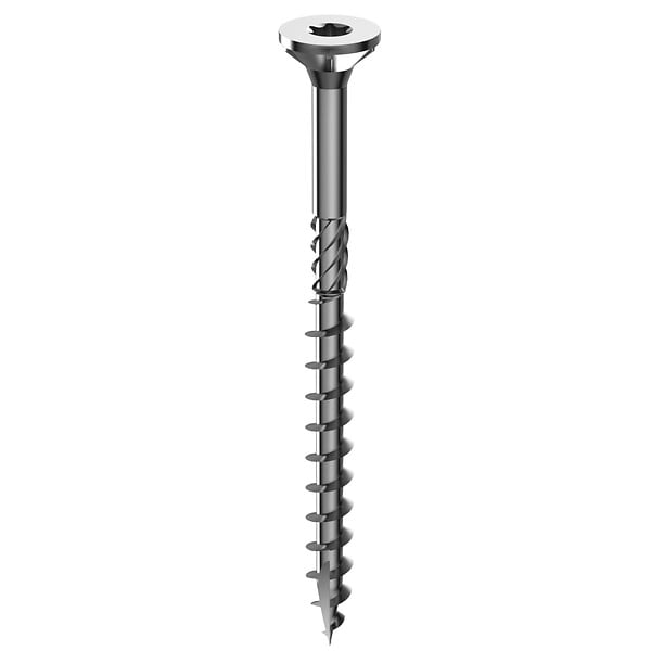 NEMURA - Lot de 200 Vis à Bois Torx 5 x 80 mm - Acier Zingué Tête Fraisée - Spéciales Bois et Aggloméré- Haute Qualité Durable - Marque Française - large