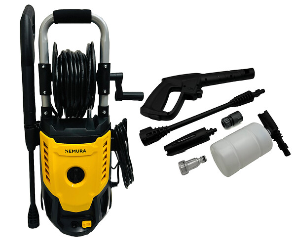 NEMURA - Nettoyeur Haute-Pression 1800W Nemura - Pression nominale 100bar - Débit 6L/min - large