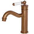 ESSEBAGNO - Leeds mitigeur lavabo bas rétro cuivre brossé - vignette