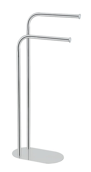 WENKO - Porte-serviettes levante - Inox - Chrome - Autoportant - large