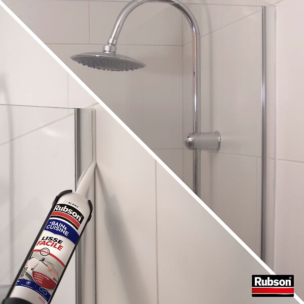 RUBSON - rubson mastic sanitaire lisse facile blanc cart 280ml - large