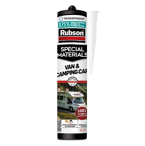 RUBSON - rubson mastic special materials van & camping car transparent 280ml - large