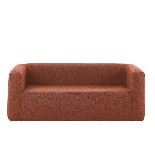 TERRACOTTA - Canapé gonflable 2-3 places - Intérieur et extérieur - Couleur Terracotta - large