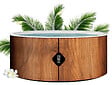 COCO BAIN - Coco Bain Piscine Bora Bora - 180cm De Diamètre - 1200litres - Imitation Bois Vér - vignette
