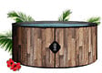 COCO BAIN - Coco Bain Piscine Fidji - 180cm De Diamètre - 1200litres - Imitation Bois Véritab - vignette