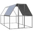 VIDAXL - vidaXL Poulailler d'extérieur 2x4x2 m Acier galvanisé - vignette