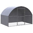 VIDAXL - vidaXL Poulailler d'extérieur 3x2x2 m Acier galvanisé - vignette