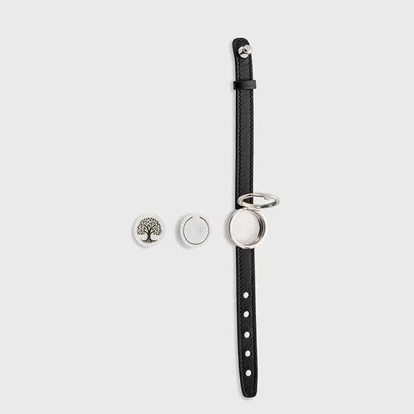 Bouton d'alerte MONSHERIF + bracelet : L'alliance parfaite entre élégance et sécurité, un bijou connecté discret - Application gratuite - Sans abonnement - large