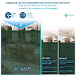 VOUNOT - Brise vue occultant en HDPE 90g/m² 1x20m avec attaches de fixation vert - vignette