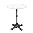 OVIALA - Pied de table en fonte noir 72 cm - Versailles - vignette