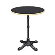 OVIALA - Pied de table en fonte noir 72 cm - Versailles - vignette