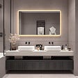 MODE DE VIE - miroir LED rectangulaire  120x70cm - vignette