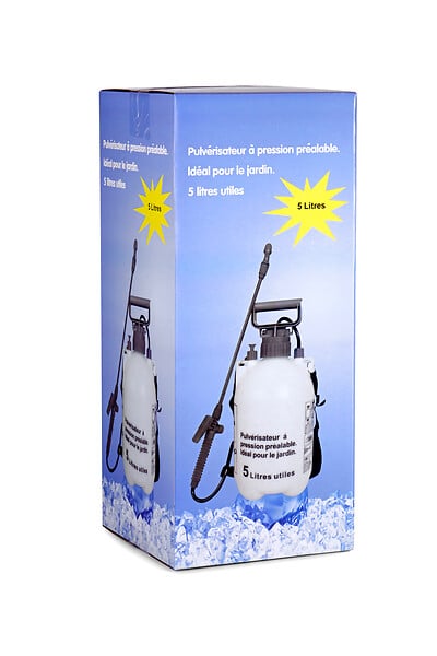 Pulvérisateur à pression 5L - Polyéthylène - Gradué - large