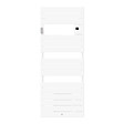 THERMOR - Radiateur sèche-serviettes électrique Riviera 2 - Avec soufflerie - 750+1000W - Blanc satin - vignette