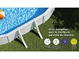 GRE - Kit piscine acier blanc Gré Atlantis ovale 6,34 x 3,99 x 1,32 m + Bâche hiver - vignette