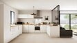 GRUPOALVIC - Bandeau de four Bela - Blanc brillant - L60xH10cm - vignette
