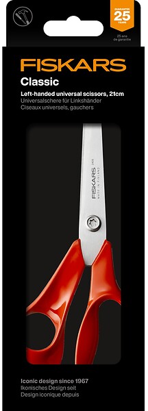 FISKARS - Ciseaux gaucher - Classic Universal Premium - Acier - 21cm - large