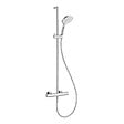 THERMADOR - MIZU Système de douche thermostatique chromé avec pommeau 3 jets et barre réglable - THERMADOR - MIZ10 - vignette