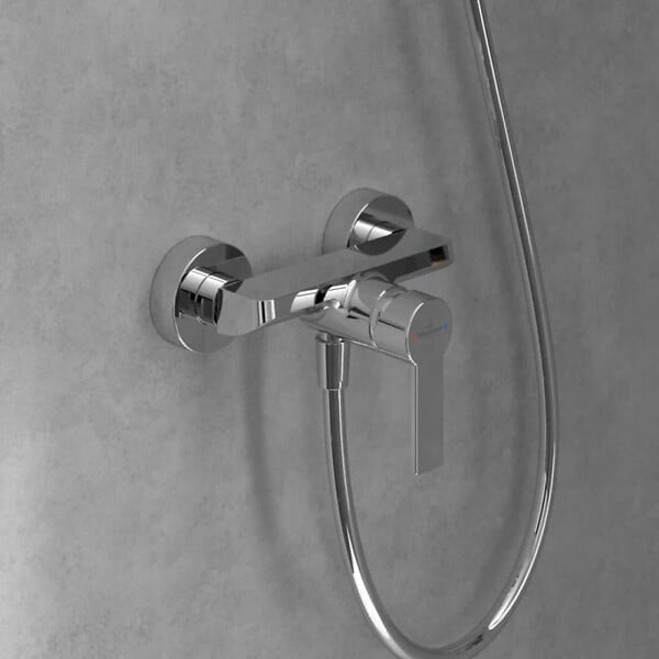 VILLEROY & BOCH - Villeroy & Boch Architectura Mitigeur Monocommande de douche  , Chrome (TVS10300100061) - large