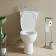 GODART - WC à poser avec lave-mains intégré sans bride sortie horizontale - Manila duo - vignette