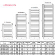 THERMADOR - Sèche-Serviettes MAHANA Galbé Mixte 631W + kit Elec 500W en acier blanc - THERMADOR - MAH5001496GM - vignette