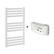 THERMADOR - Sèche-Serviettes MAHANA Droit Mixte 598W + kit Elec 500W en acier blanc - THERMADOR - MAH6001238DM - vignette