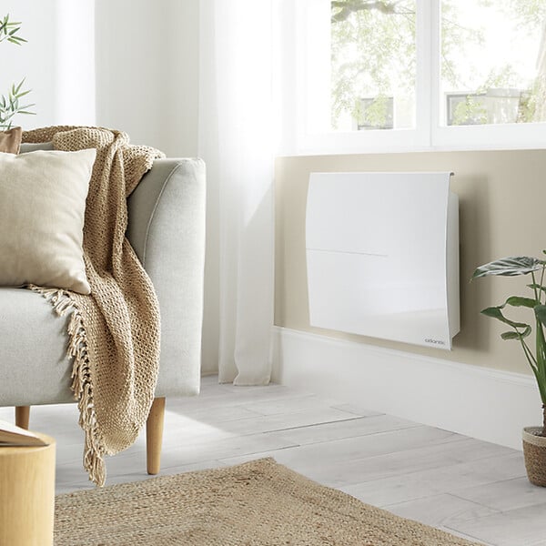ATLANTIC - Radiateur électrique blanc horizontal Sokio 750W - large