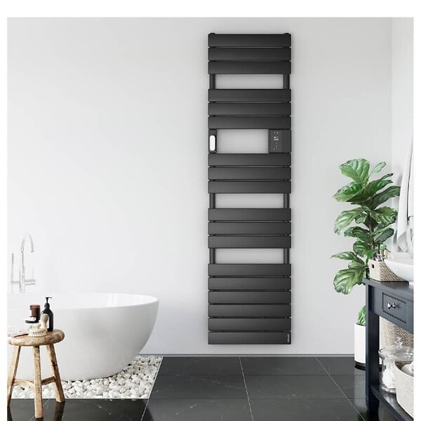 ATLANTIC - Sèche-serviettes Adélis Atlantic - Étroit - 1500W - Anthracite - large