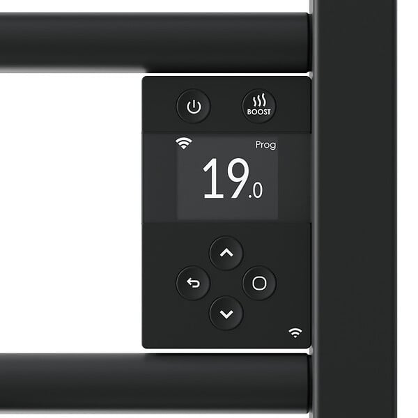 THERMOR - Sèche-serviettes connecté Riva 5 Etroit avec soufflerie 1500W Menhir - THERMOR - 471651 - large