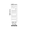 INTUIS - Sèche serviette électrique compact EZYBAIN  Intuis - 300W - fluide - blanc - vignette