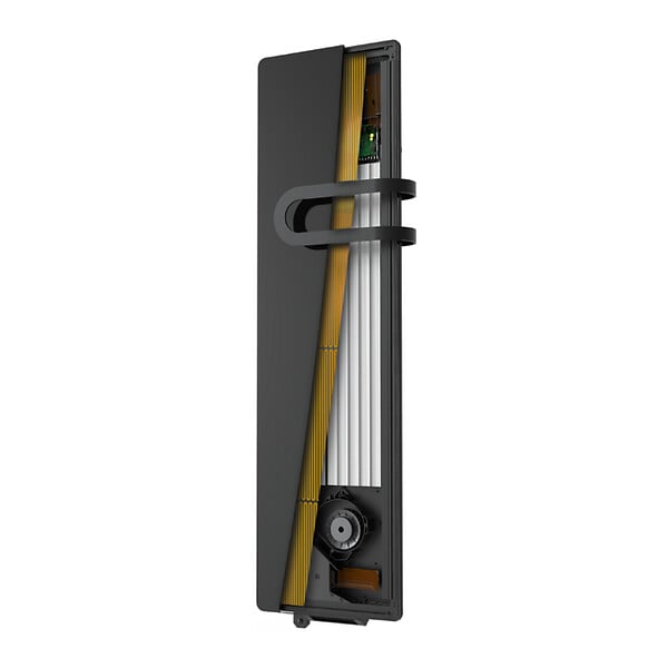 INTUIS - Radiateur connecté 700W + Soufferie 800W Verre massif Blanc lys CAMPAVER BAINS Nativ - INTUIS - K165115 - large