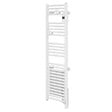 ATLANTIC - Sèche-serviettes étroit Atlantic Doris - 500W - WI-FI - Blanc carat - vignette