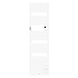 THERMOR - Radiateur sèche-serviettes électrique étroit Riviera 2 - Sans soufflerie - 500W - Blanc satin - vignette