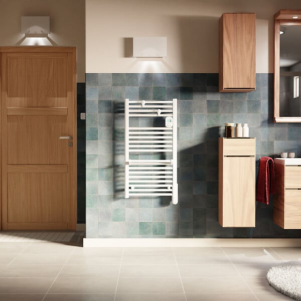 INTUIS - Sèche serviette électrique EZYBAIN  Intuis - 500W - fluide - blanc - large