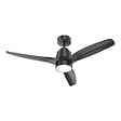 AXELAIR - Ventilateur plafonnier réversible et lumineux 140 cm noir à télécommande - AXELAIR - VPAN140 - vignette