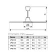 VORTICE - Ventilateur plaf rév Ronce de noyer ø120 - vignette