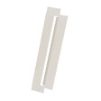 DECOCLIM - Lot de 2 joues latérales en alu blanc crème taille L - DECOCLIM - DECOCLIM-23AL9001-JLAT - vignette