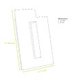 DECOCLIM - Lot de 2 joues latérales en alu pour extension hauteur blanc taille M - DECOCLIM-23AM9010-JLATP - vignette