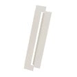 DECOCLIM - Lot de 2 joues latérales en alu blanc crème taille XL - DECOCLIM - DECOCLIM-23AXL9001-JLAT - vignette