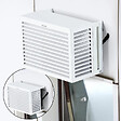 DECOCLIM - Lot de 2 joues latérales en alu blanc crème taille XL - DECOCLIM - DECOCLIM-23AXL9001-JLAT - vignette